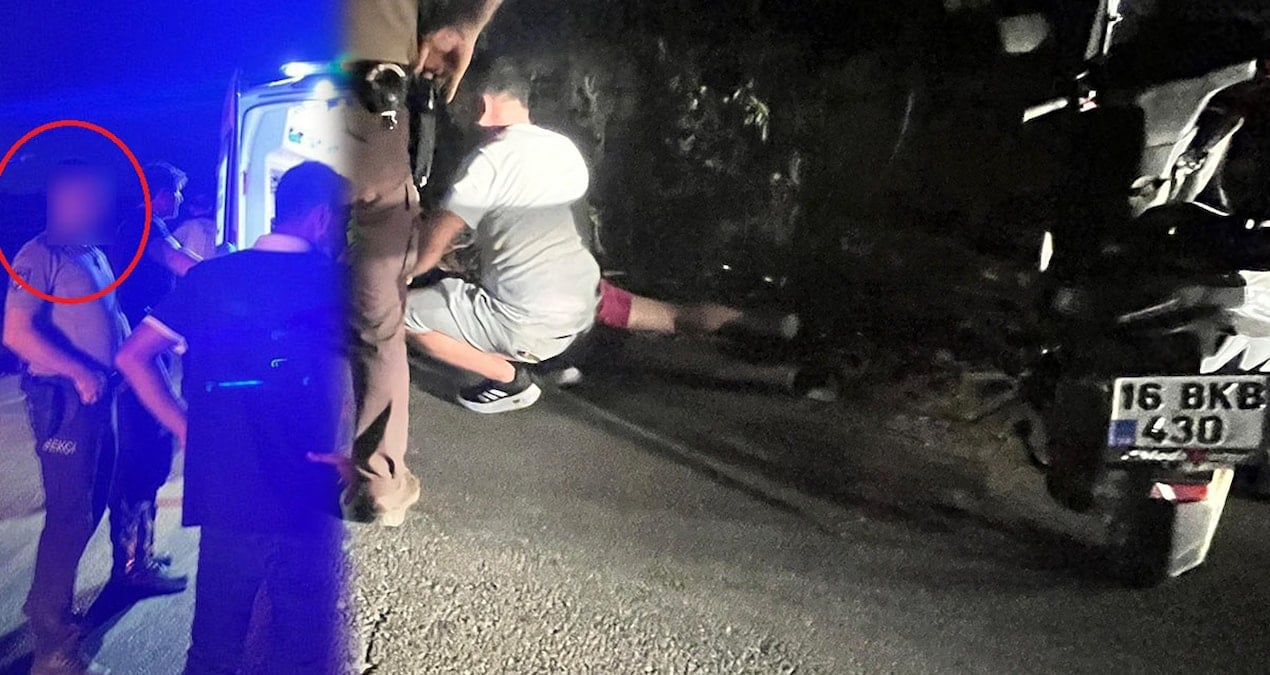 bekci otomobiliyle motosiklet surucusune carpip serbest kaldi surucu oldu 3nWtgQYe