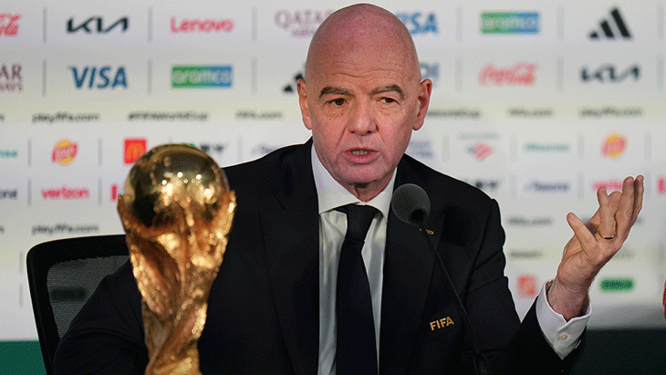 Fifa baskani gianni infantinodan dunya kupasi elestirilerine yanit NiHUGNML
